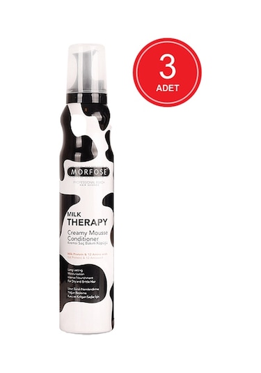 Morfose Milk Therapy Saç Köpüğü 3 x 200 ML