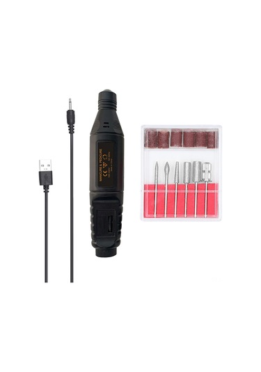 Xindoker Usb Güçlü Mini El Taşlama Makinesi - Ayak Tırnakları, Takı Ve Taş İşleme İçin Profesyonel Set