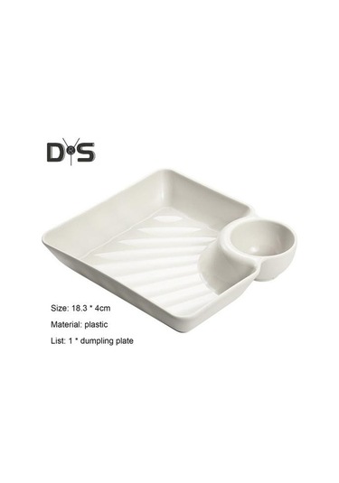 Sarı Hamur Plakası Kaymaz İstiflenebilir Plastik Daldırma Tabağı Suşi Tabağı