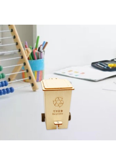 Homyl Flip Çöp Tenekesi Dıy 3d Geri-dönüştürülebilir