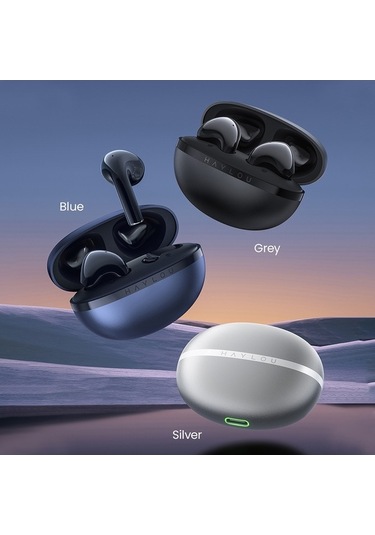 Fortunelane Haylou X1 2023 Bt 5.3 Kulaklıklar - 24 Saat Pil, Enc Mikrofon, Ipx4 Su Geçirmez, Dokunmatik Kontrol, Beyaz