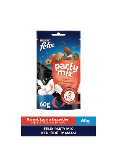 Felix Party Mix Karışık Izgara Lezzetleri Kedi Ödül Maması