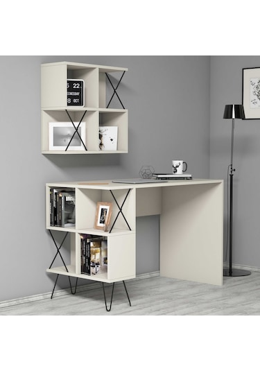 Variant Variant Extra Duvar Raflı Çalışma Masası