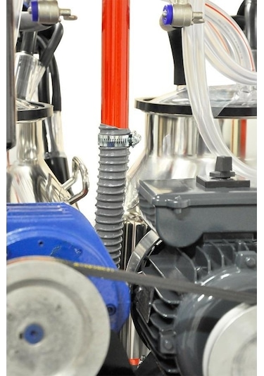 Sezer Çelik Güğüm Dört Başlık İnek Sağım Makinesi