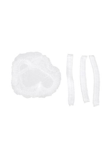 Suntek Spa Salonu Ev Için 100 Adet Tek Kullanımlık Beyaz Duş Beyaz