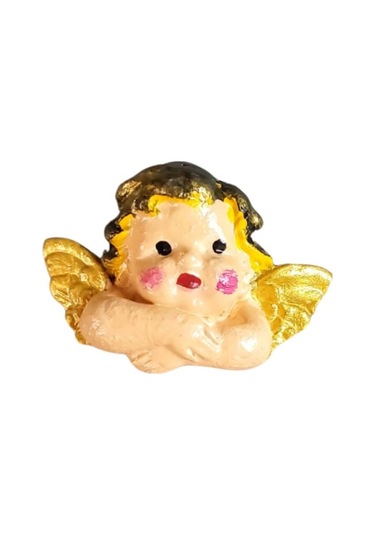 Uretti - Ayşe 7362 5058 El Yapımı 3'lü Sevimli Melek Magnet Seti - 4 X 5 Cm