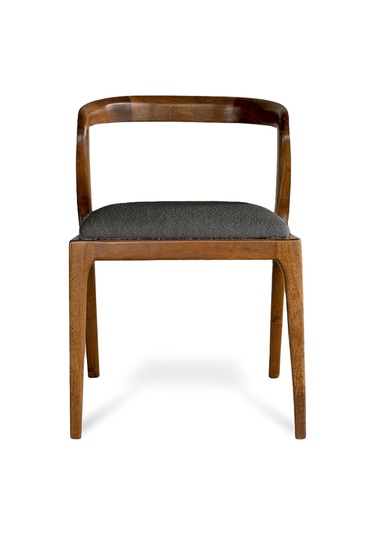 Akrep Antrasit Ceviz Ahşap Sandalye