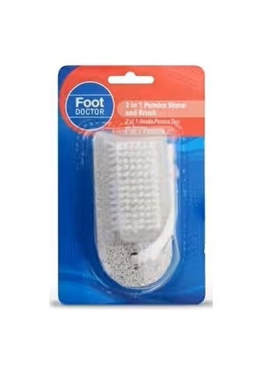 Foot Doctor 2'si 1 Arada Pomza Taşı Ve Fırçası Fd 045