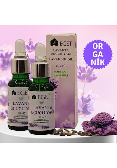 Eget Organik Lavanta Uçucu Yağı 2 x 20 ML