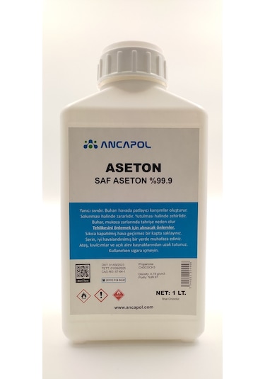 Ancapol Saf Aseton 1 L