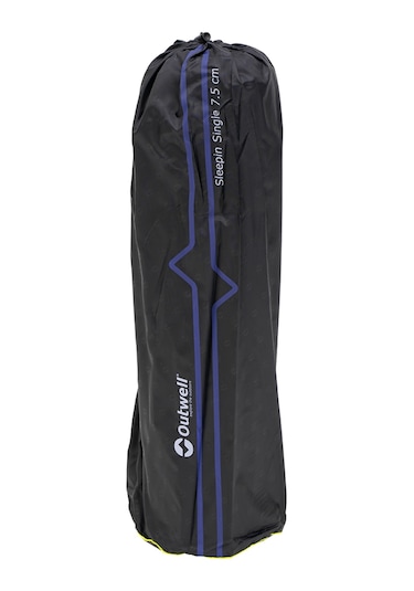Outwell Sleepin Single 7.5 Cm Yalıtımlı Şişme Mat Blk. Siyah