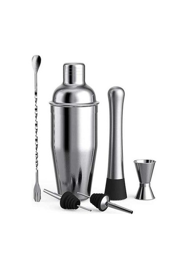 Fastbuy Ulzyvf Shaker Seti - 6 Parça - 750ml - Avantajlı Kokteyl Seti