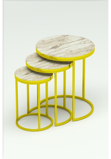 Zigon Sehpa C Lüx Gold Efes Çok Renkli