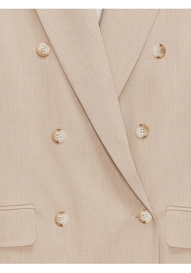Dilvin 60799 Blazer Ceket-bej