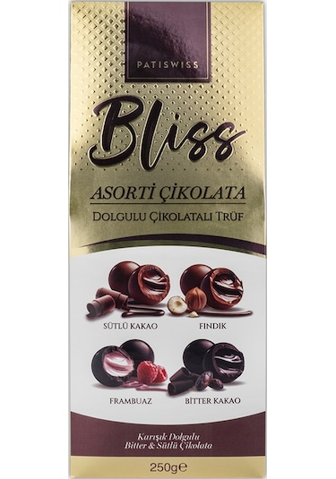 Patiswiss Bliss Karışık Dolgulu Çikolata 250 G