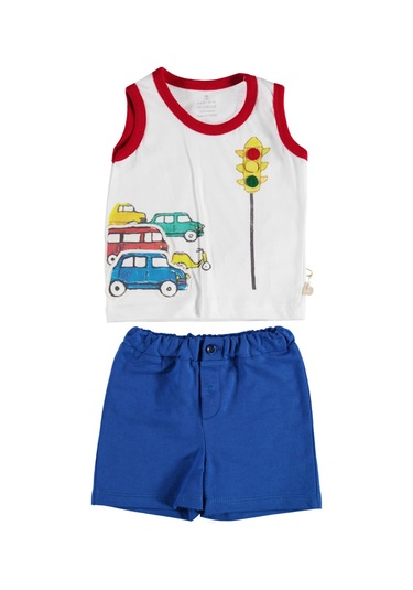 Saks Erkek Bebek Traffic 2'li Takım B02500059440 saks