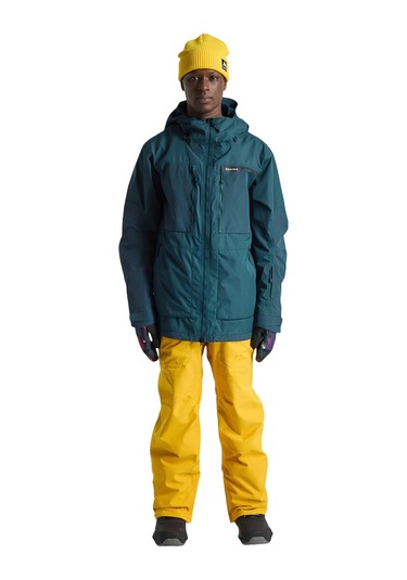 Burton Burton Frostner Erkek Yeşil Snowboard Ceketi 3700 Yeşil