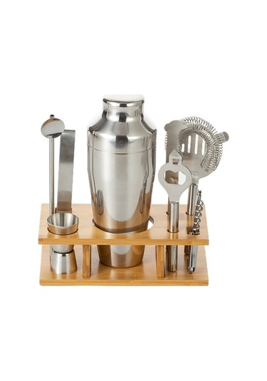 Dancemonkey By-7 7'si 1 Arada Paslanmaz Çelik Barmen Seti Bar 550ml İle Mükemmel İçki Keyfi