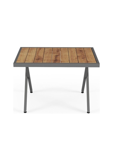 Sierra 2+1+1 Metal İskeletli Suya Dayanıklı Bahçe Balkon Mobilya Takımı Cafe, Salon Koltuk Takımı Antrasit