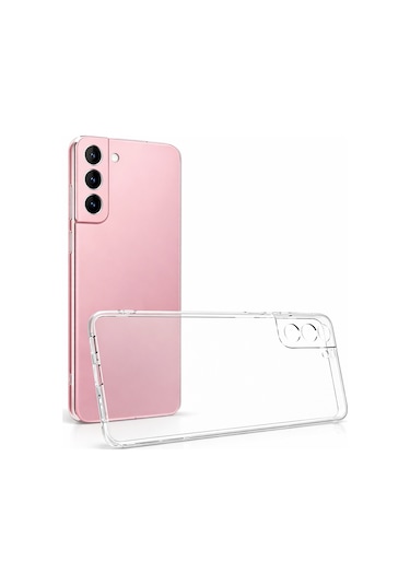 Samsung Uyumlu Galaxy S21 Fe Kılıf Şeffaf Kamera Korumalı 3d