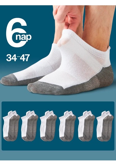 Knitsense Beyaz Pamuklu Ağ Detaylı Kısa Çorap S 363124180 Beyaz