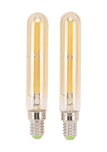 2 Adet Led Tüp Işık 4w E14 2300k Tüp Ampul T20x120 220 240v Aydınlatma İçin
