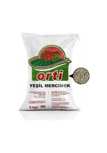 Orti Yeşil Mercimek 5 KG