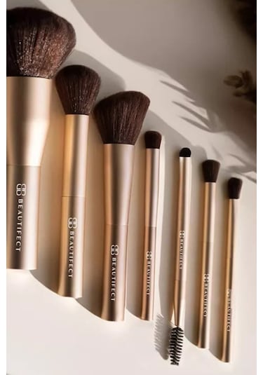 Beautifect Professional Brush Collection, 7 Parça Vegan Makyaj Fırça Seti