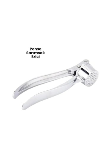 Metal Sarımsak Ezici Açık Lacivert
