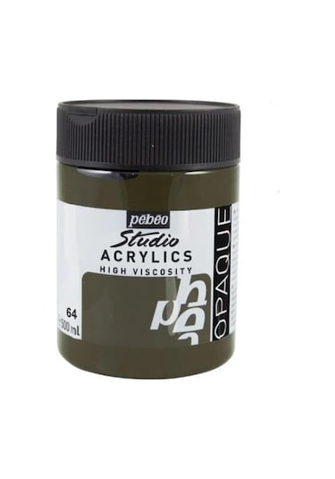 Pebeo Studio Yüksek Viskoziteli Akrilik Boya 500 Ml Raw Umber 64 Diğer Renkler