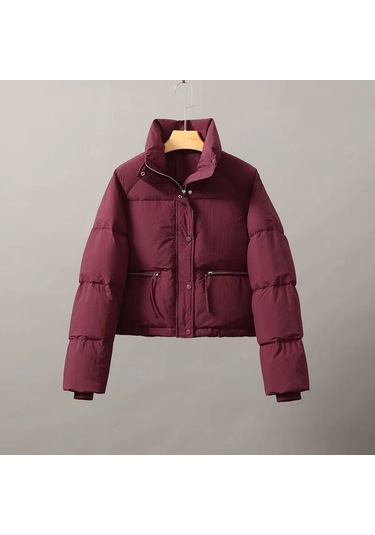 H6.kırmızı..kadın Şişme Mont Kırmızı