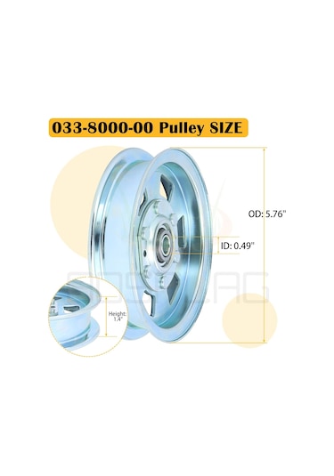 3 Paket 033800000 Kasnak Bad Boy'un Değiştirilir 0337201255 3/4 Hedır Maharani 1.Resim