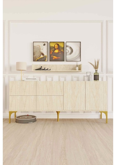 Decormet Stella Konsol Travertine Diğer