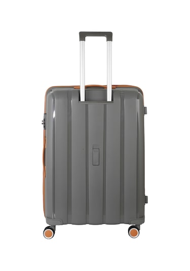 Mçs Polipropilen Valiz V305 75 Cm Gri/hardal