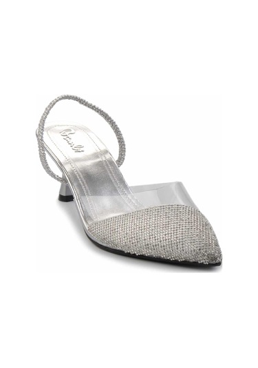 Gümüş Kadın Klasik Topuklu Ayakkabı K01026200387 Gümüş