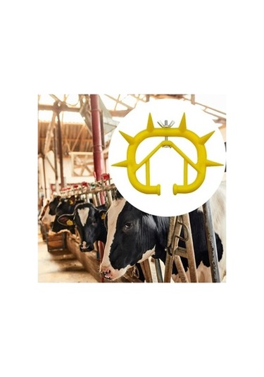 Lijinxu Sığır Sütten Kesme Burun Halkası 9.2cmx7.5cm-sarı