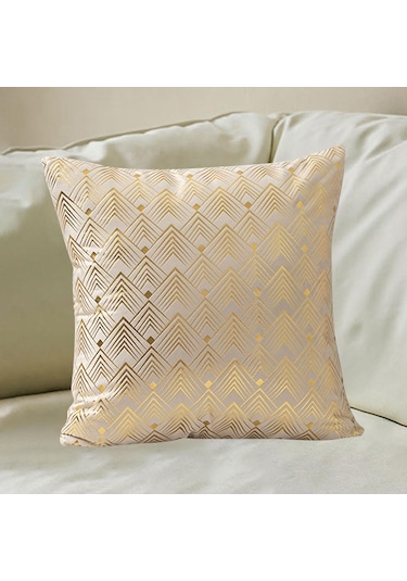 Suntek Atmak Yastık Örtüsü Minder 18 Inç Minimalist Bej Bej