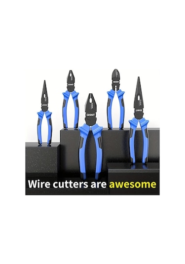 Xuweiwei 6 Inç Tel Makas Ve Çok Amaçlı Uç Pens %30 Kaldıraçlı Kaymaz Saplı Çelik