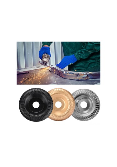 Samdoo 100mm Ahşap Zımpara Disk Seti, 16mm Delik Çapı, 2'li Paket, Gümüş Renk