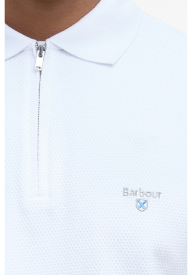 Barbour Hingham Polo Yaka Wh11 White Beyaz