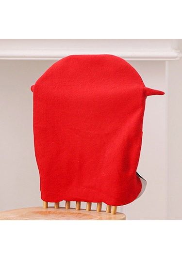 Suntek Noel Sandalye Kapak Dekor Arkalık Ev Partisi Elk Için