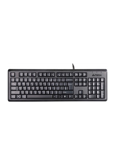 A4 TECH KR-92, Siyah, USB Kablolu, Türkçe Q, Multimedya, Klavye