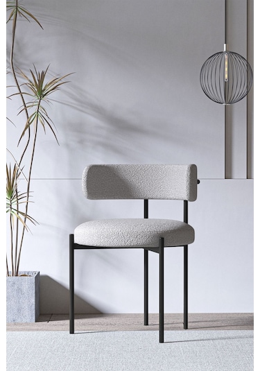 Avvio Rio 90x90 Lake Mdf Ptt Ayak Yuvarlak Mutfak Masası Takımı Yemek Masası Takımı Düz Beyaz