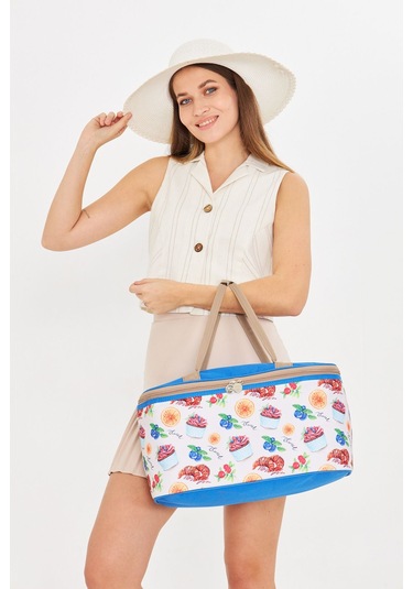 Superbag 22 Litre Piknik/kamp Çantası Sepeti. Termal Termos Çanta Sıcak-soğuk Koruma Sağlar Verona-20250141 Verona Çok Renkli