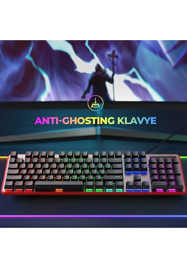 Havit Gamenote KB870L RGB Backlit Gaming Mekanik Klavye