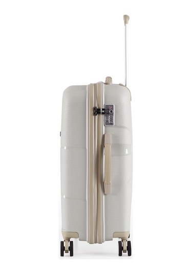 Ççs 5264 Büyük Orta 2 Li Valiz Seti Beyaz-bej