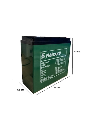 Yiğit 12v 24 Ah Jel Motorsiklet Akü 5'li Set