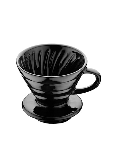 Seramik Siyah Dripper V60