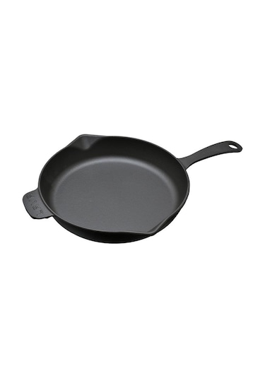 Lava Yuvarlak Saplı Demir Döküm 28 CM Kızartma Tavası