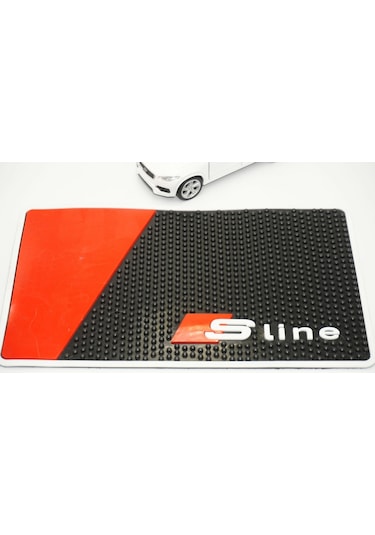 Audi S Line Logo Torpido Üstü Telefon Silikon Kaymaz Ped